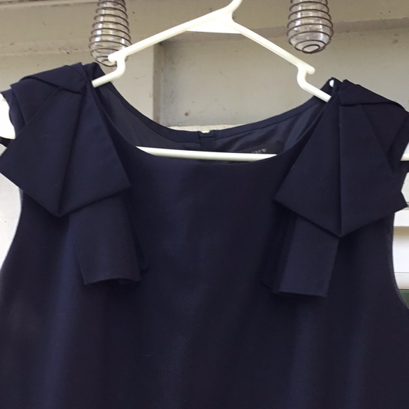 J Crew navy blue lightweight wool dress. - Picture 11 of 15
